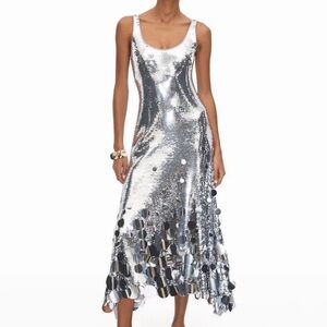 NEW WITH TAGS Paco Rabanne H&M sequin dress